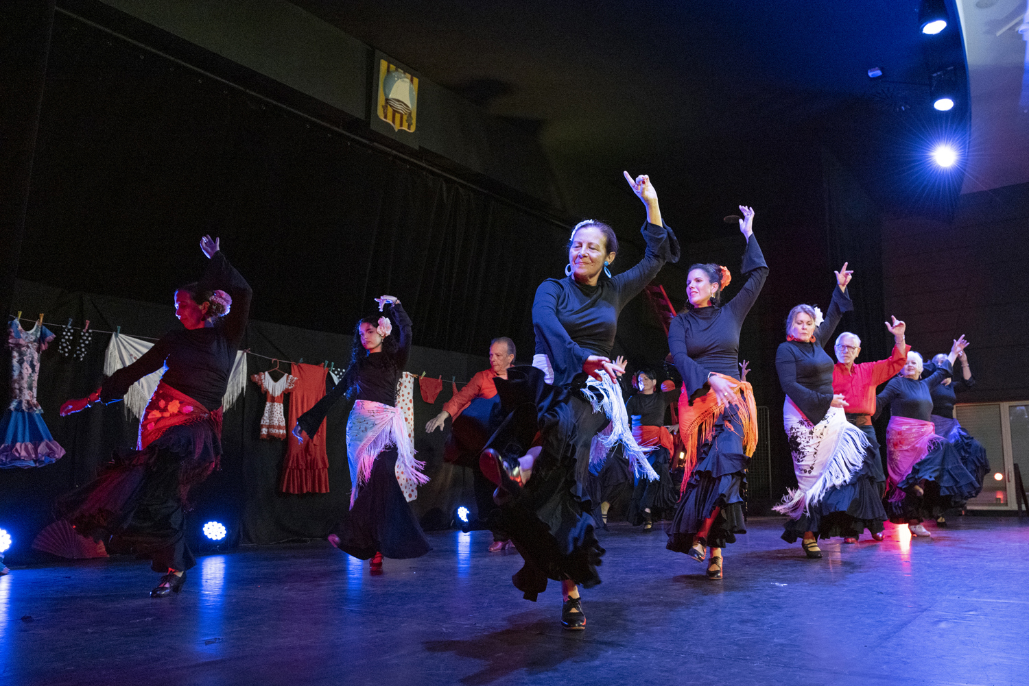 Danseuses de Cœur de Jasmin en spectacle